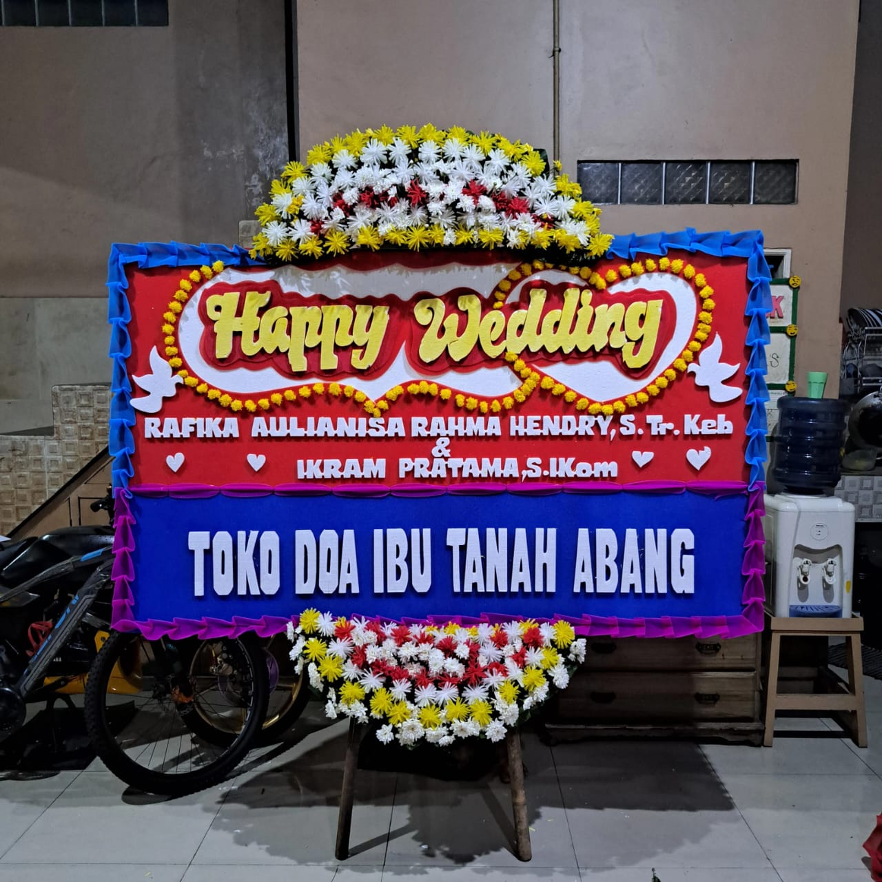 Papan bunga besar 4 titik